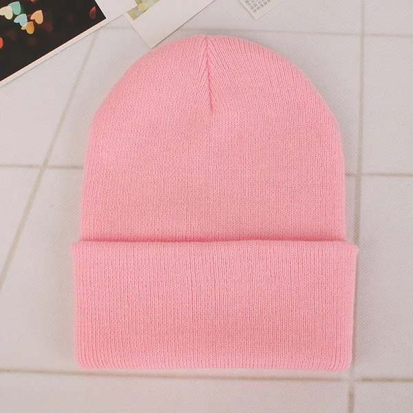 Solid Color Winter Beanie Hat - Image 17