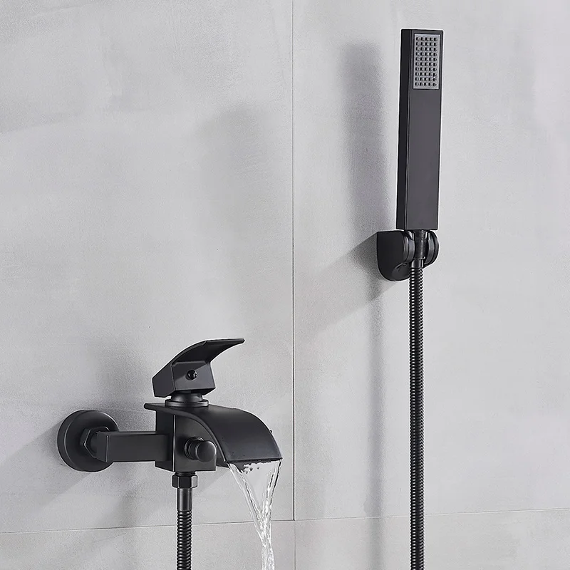Uythner Bathroom Tub Faucet Single Handle Waterfall Spout Mixer - Image 10