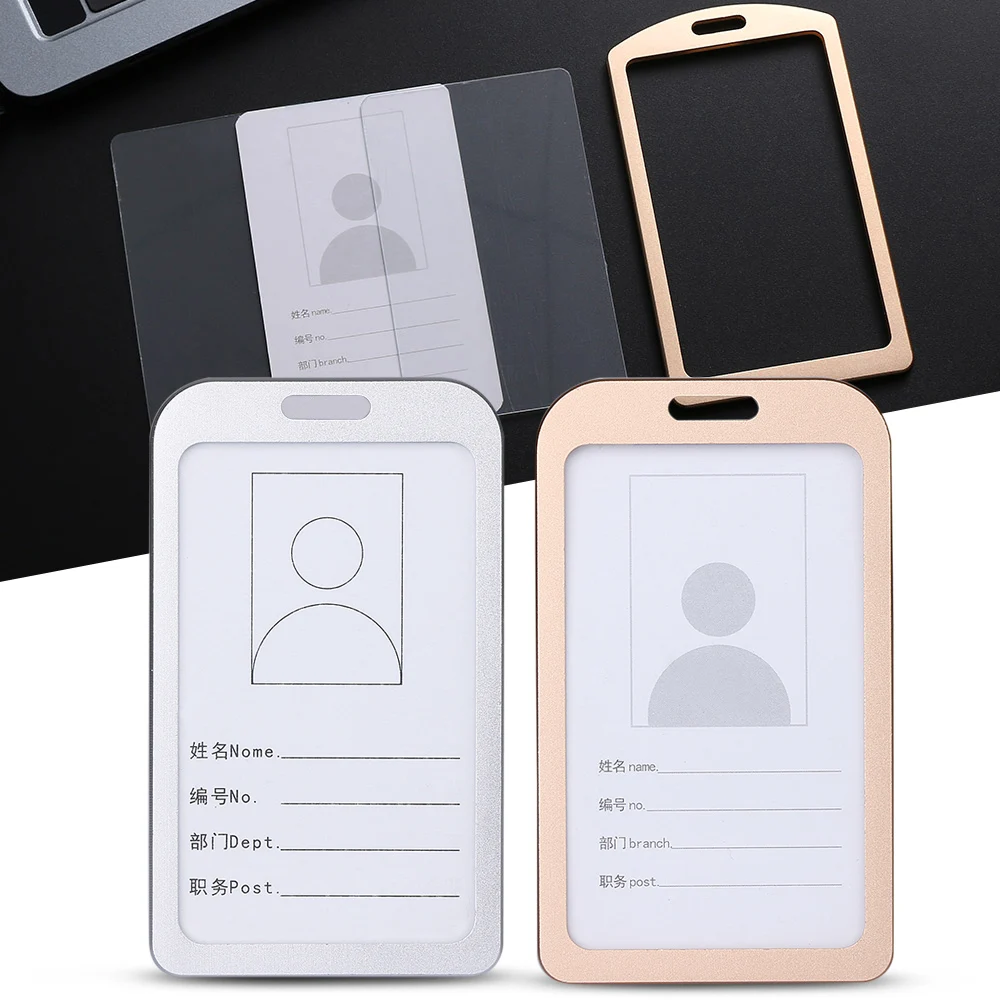Aluminum Alloy Work Name Card Holders Business Work Card - Image 2
