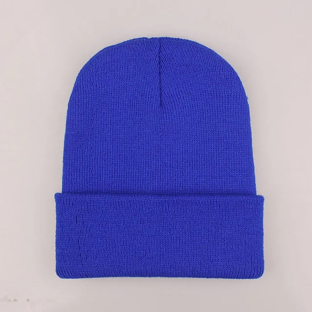 Solid Color Winter Beanie Hat - Image 12