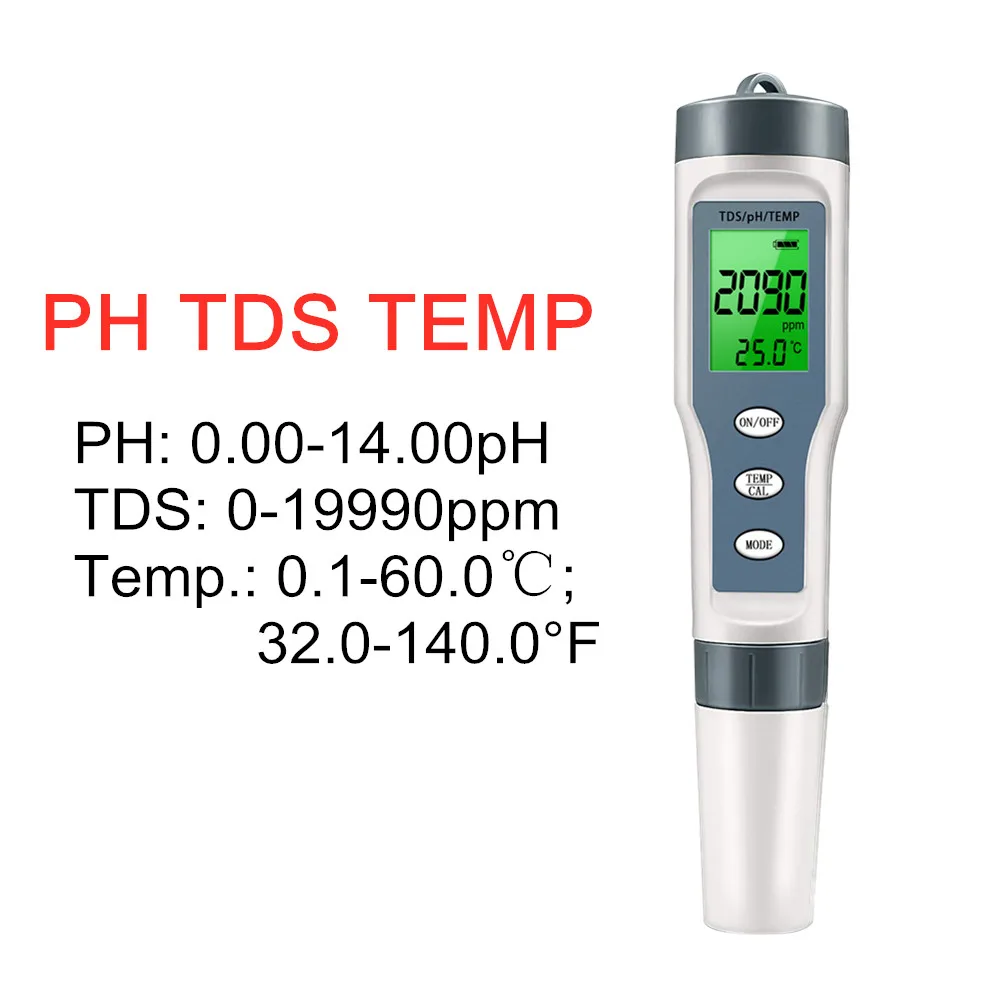 Multifunction Water Quality Tester Ph/ Tds/ec /salinity Tester Lcd - Image 12