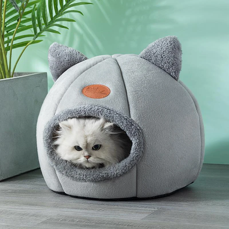 New Deep Sleep Comfort In Winter Cat Bed Iittle - Image 3