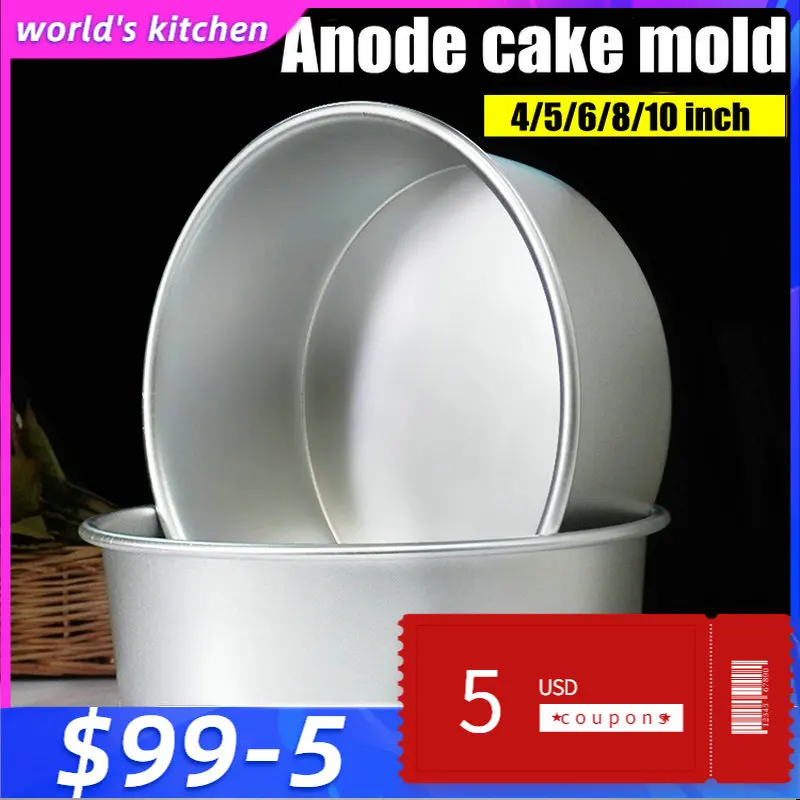Aluminum Alloy Die Round 4/5/6/7/8/9/10 Inch Cake Mold Cake - Image 2