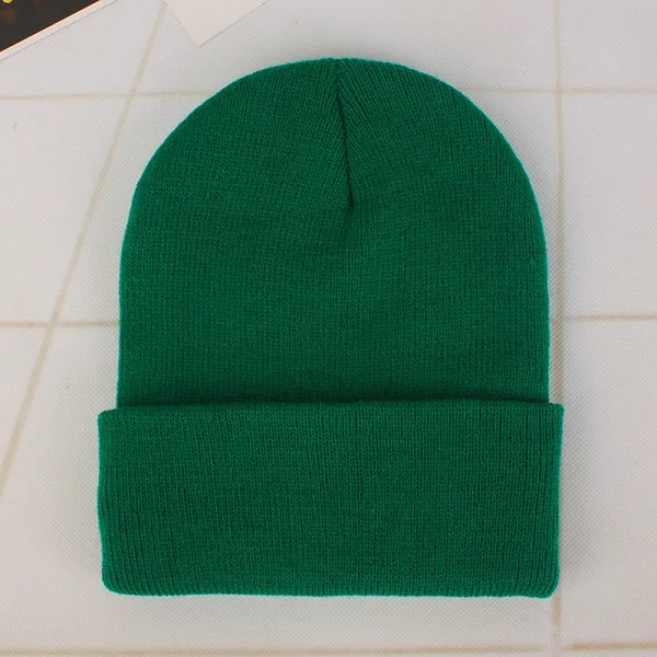 Solid Color Winter Beanie Hat - Image 9