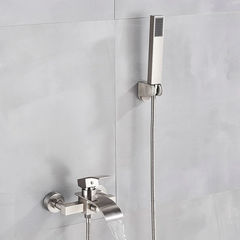 Uythner Bathroom Tub Faucet Single Handle Waterfall Spout Mixer - Image 9