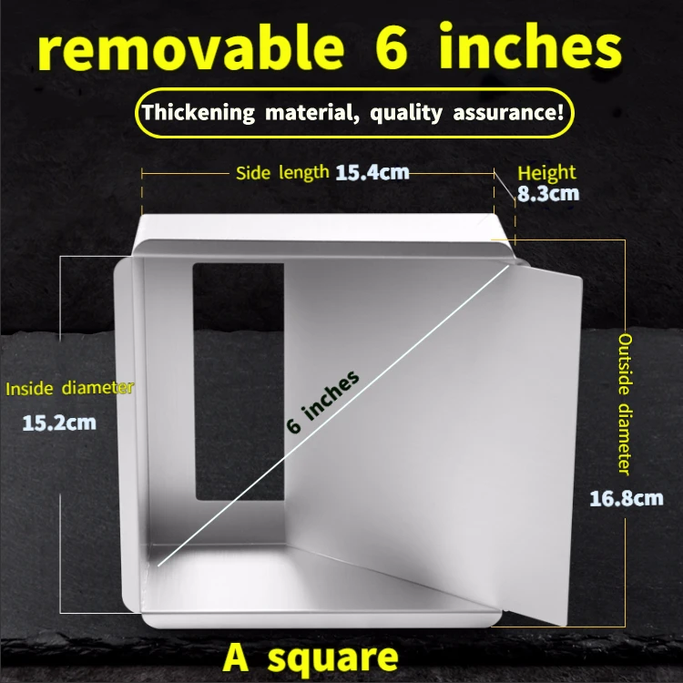 Aluminum Alloy Die Round 4/5/6/7/8/9/10 Inch Cake Mold Cake - Image 26