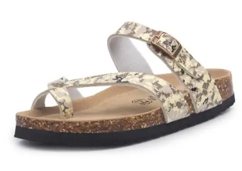 Floral Cork Clip-Toe Sandals - Image 28