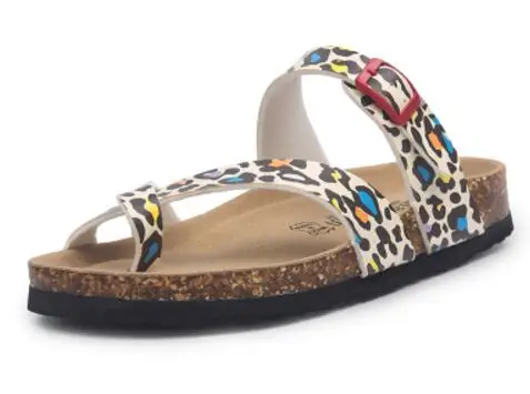 Floral Cork Clip-Toe Sandals - Image 24