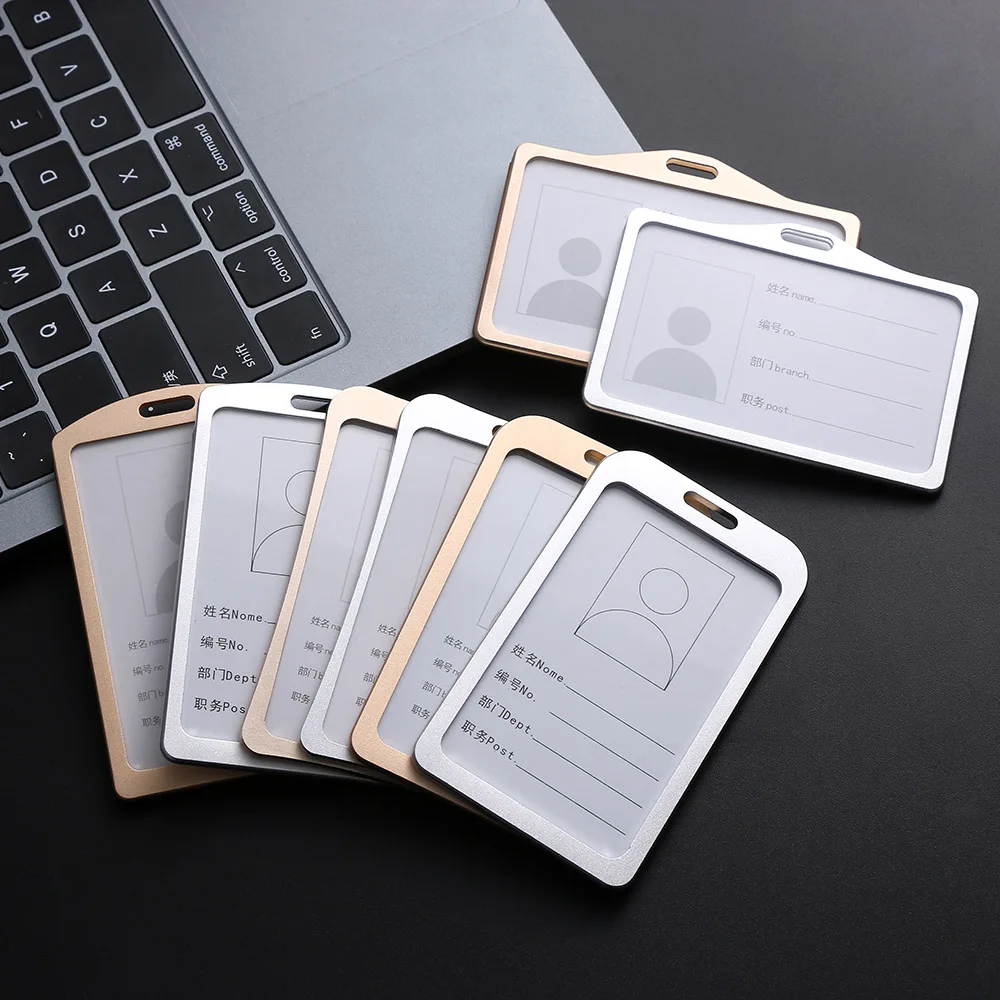 Aluminum Alloy Work Name Card Holders Business Work Card