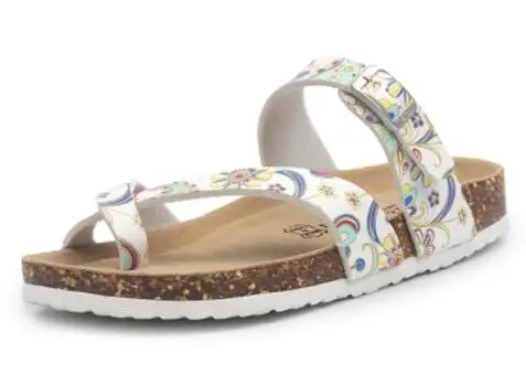 Floral Cork Clip-Toe Sandals - Image 10
