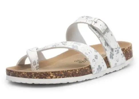 Floral Cork Clip-Toe Sandals - Image 17