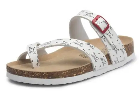 Floral Cork Clip-Toe Sandals - Image 25
