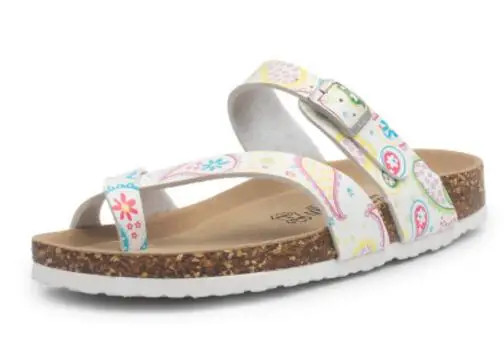Floral Cork Clip-Toe Sandals - Image 12