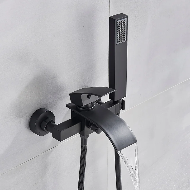 Uythner Bathroom Tub Faucet Single Handle Waterfall Spout Mixer - Image 7