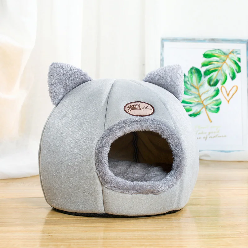New Deep Sleep Comfort In Winter Cat Bed Iittle - Image 8