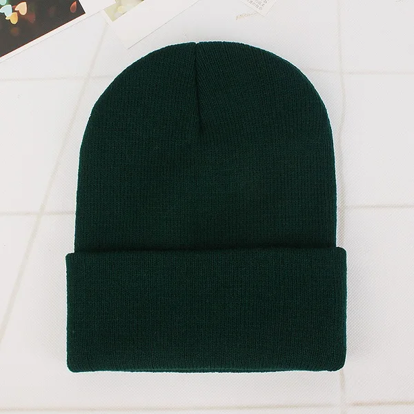 Solid Color Winter Beanie Hat - Image 25