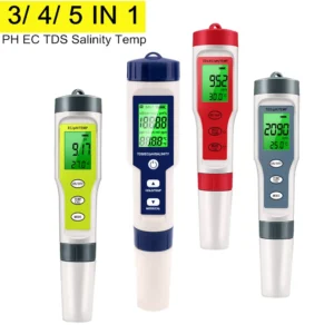 Multifunction Water Quality Tester Ph/ Tds/ec /salinity Tester Lcd