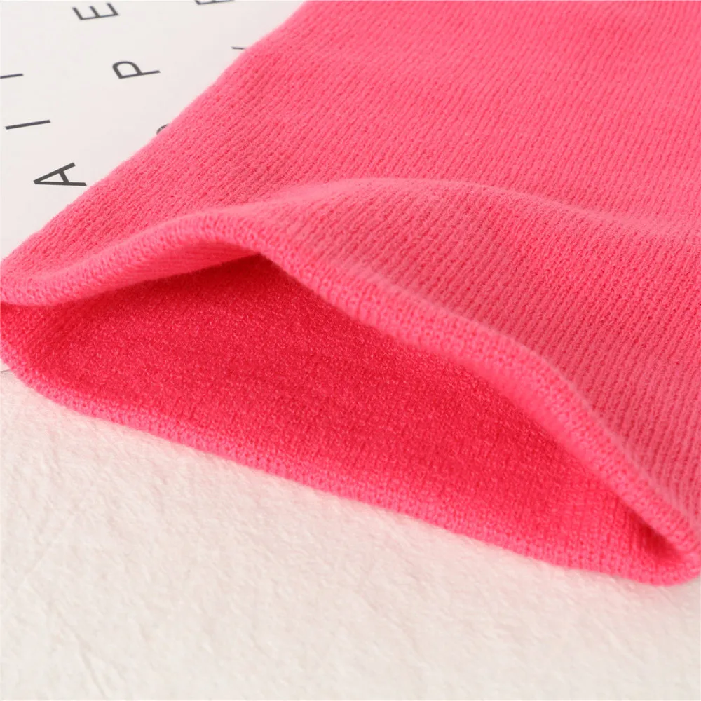 Solid Color Winter Beanie Hat - Image 5
