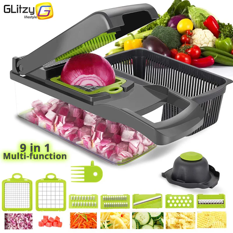 Multifunctional Vegetable Chopper & Grater Set