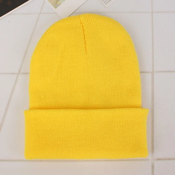 Solid Color Winter Beanie Hat - Image 22