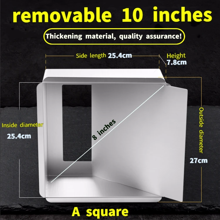 Aluminum Alloy Die Round 4/5/6/7/8/9/10 Inch Cake Mold Cake - Image 11