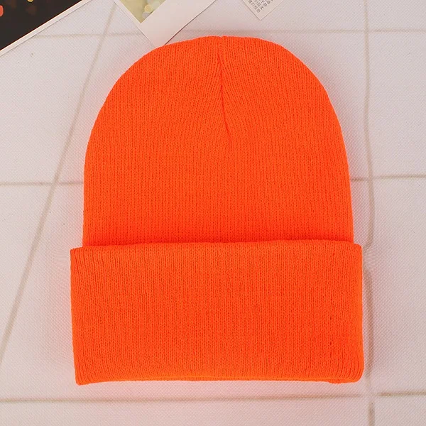 Solid Color Winter Beanie Hat - Image 21