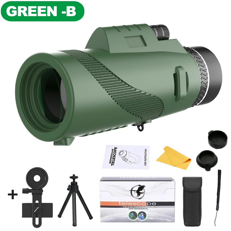Portable HD Zoom Monocular Telescope 80×100 - Image 8