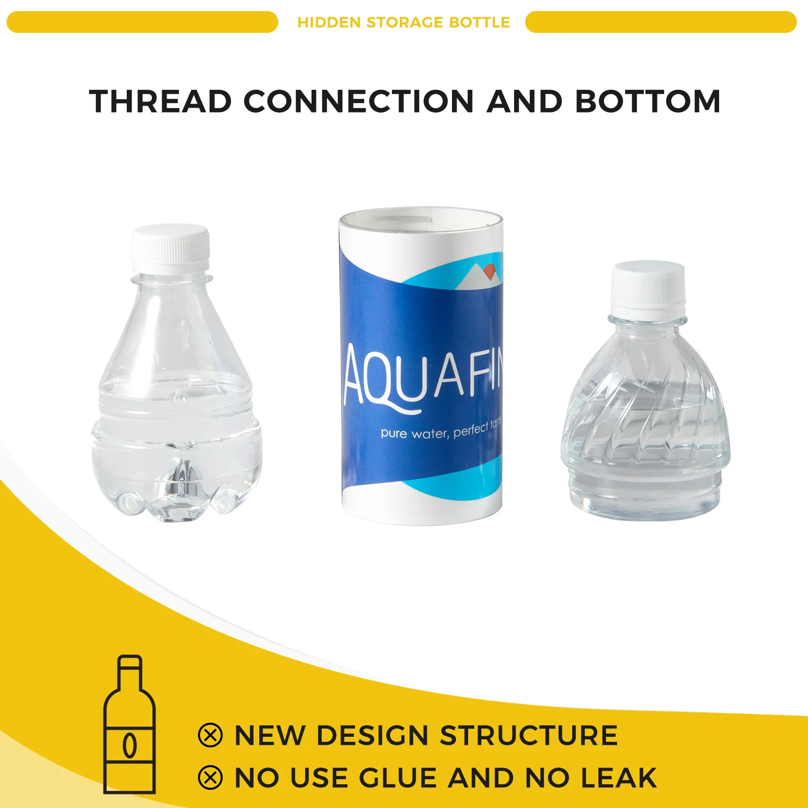 Aquafina Water Bottle Diversion Safe Can Stash Hidden Security - Image 2