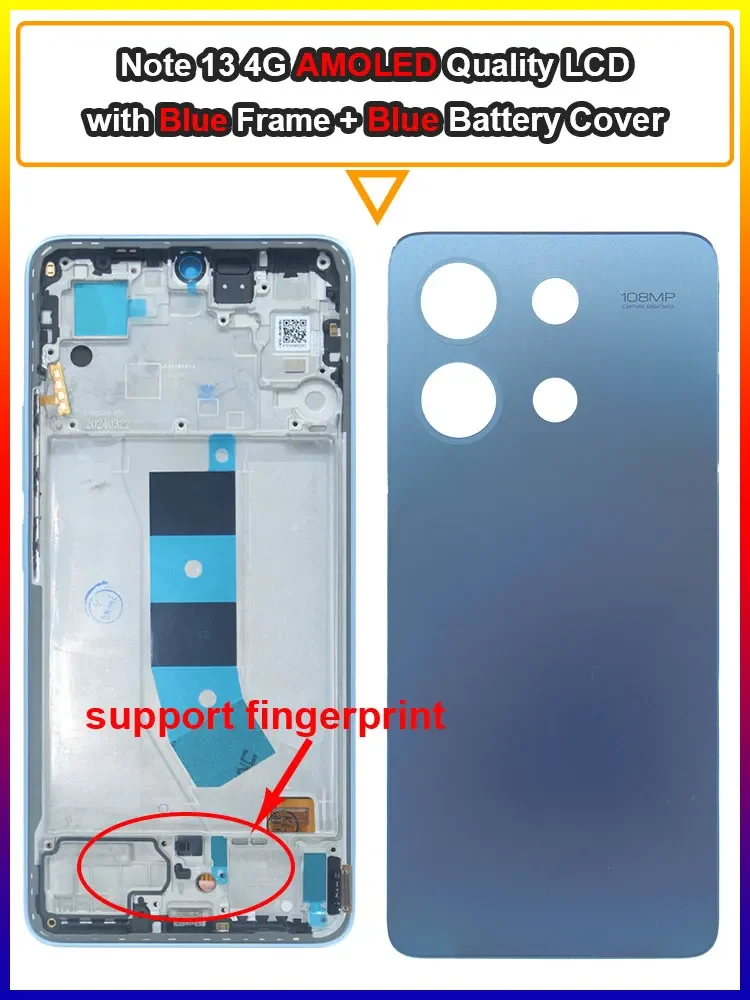 AMOLED Display Assembly – for Redmi Note 13 4G - Image 22