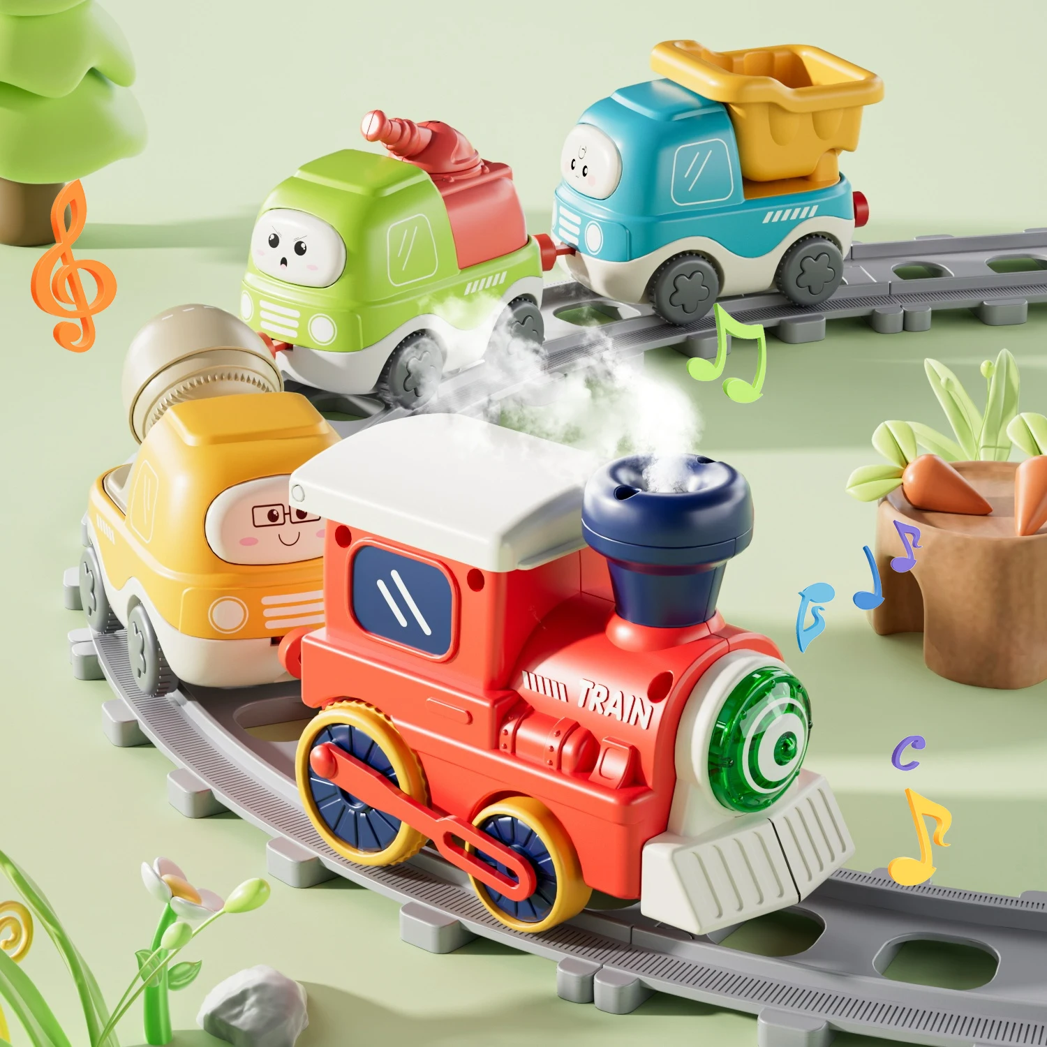 DIY Building Blocks – Train & Crane Sets