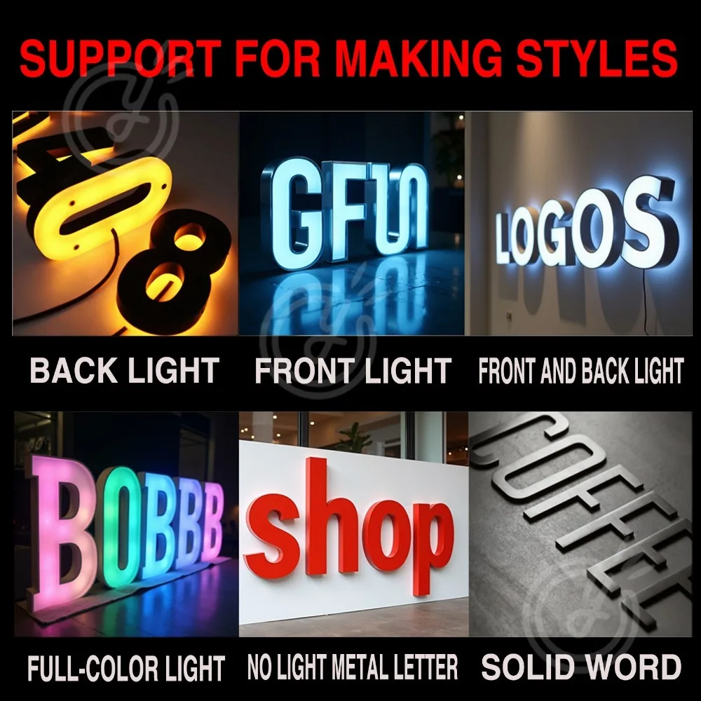 Custom House Number Outdoor 3d Led Metal Letters Sign - Image 5
