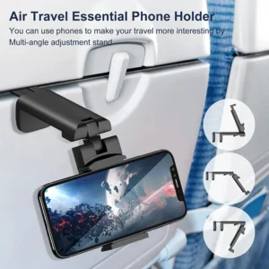 Airplane Mobile Phone Holder Travel Portable Phone Mount Flight