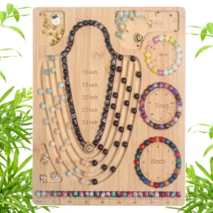 Bamboo Bead Board Bracelet Beading Organizer Artistry Beading Tray