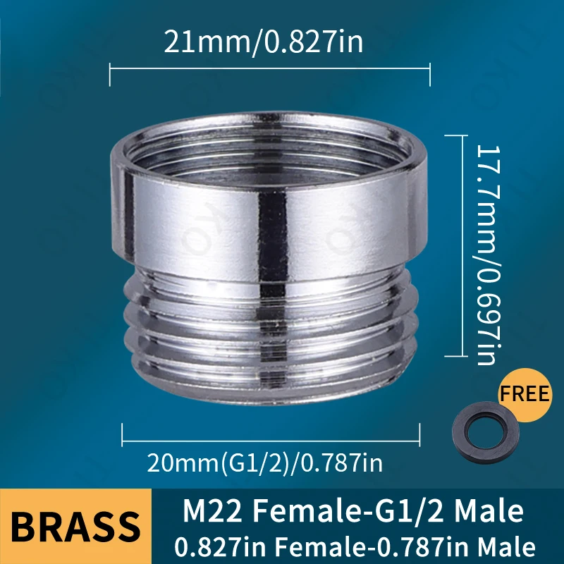Brass Faucet Adapter Male Female Kitchen Converter For Aerator - Image 29