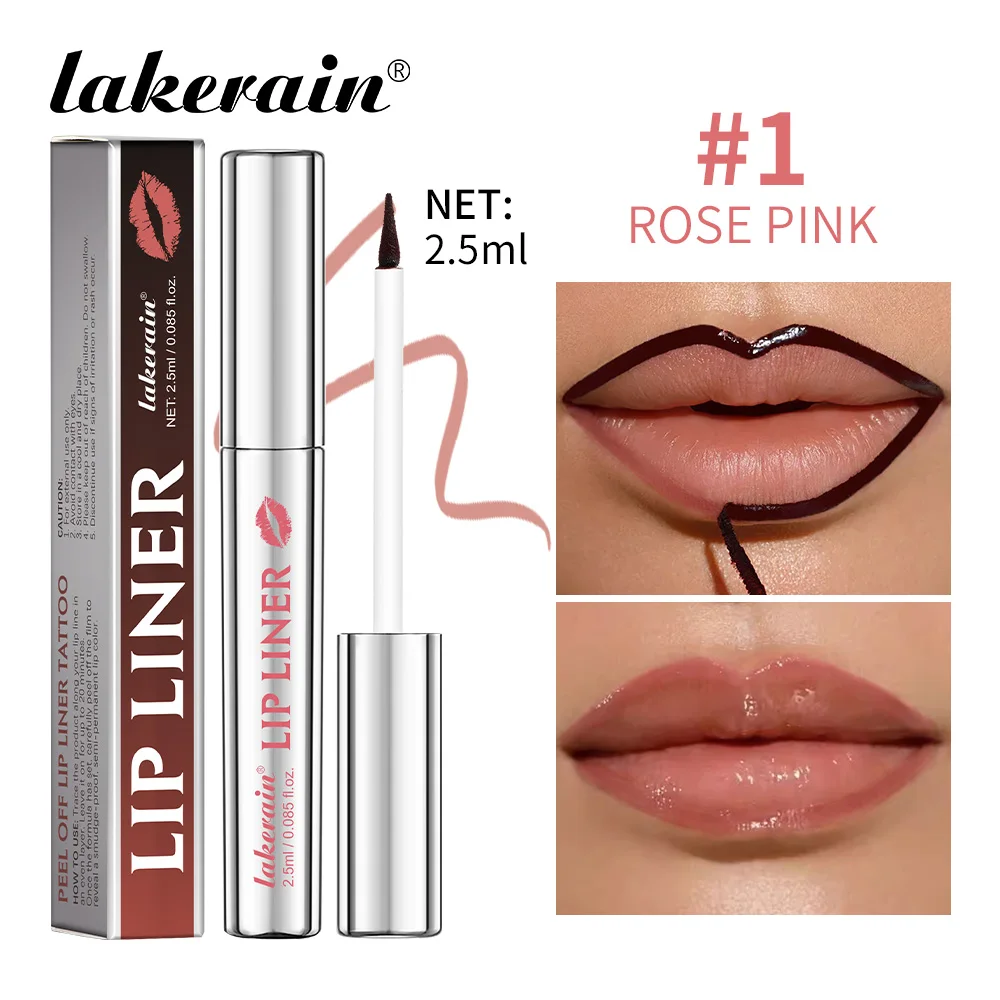 Peel Off Lip Stain Lip Liner Tattoo Long-Lasting Waterproof Smudge-Proof Transfer-Proof Matte Lipliner Magic Lip Cosmetic - Image 9
