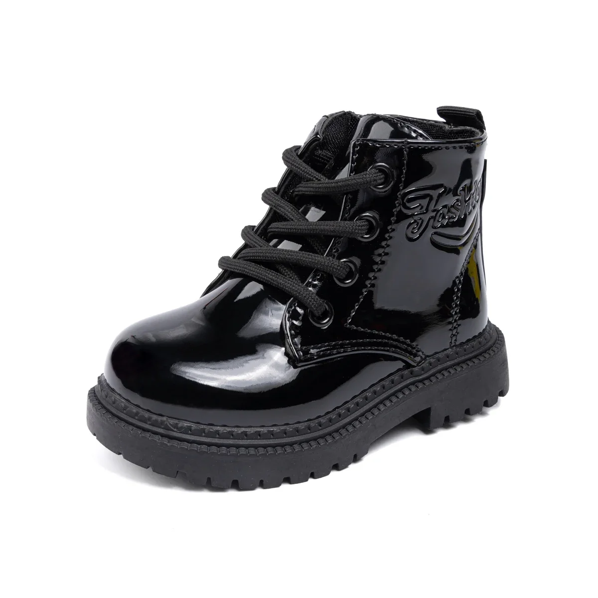 Autumn And Winter Children S Shoes Waterproof Pu Leather - Image 9