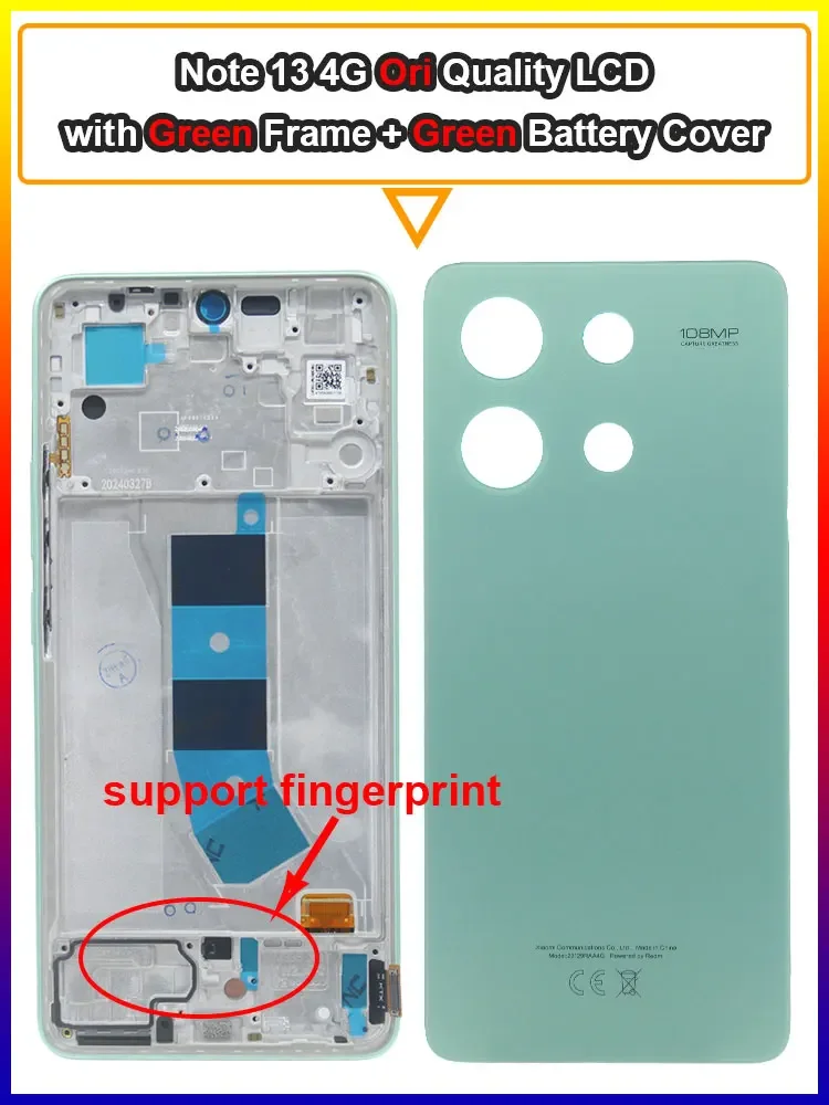 AMOLED Display Assembly – for Redmi Note 13 4G - Image 27