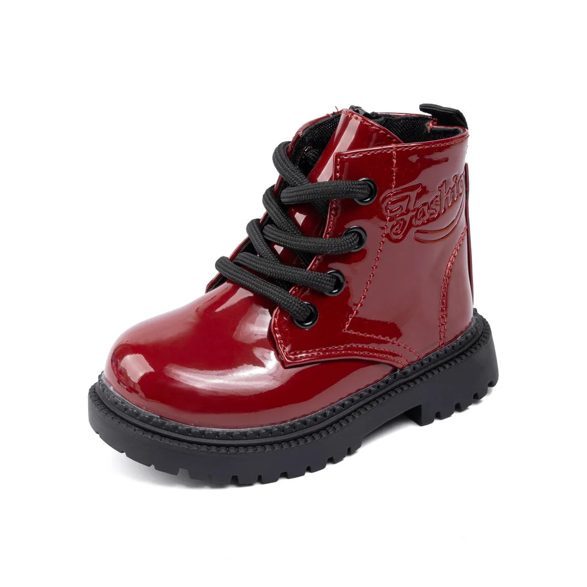 Autumn And Winter Children S Shoes Waterproof Pu Leather - Image 7