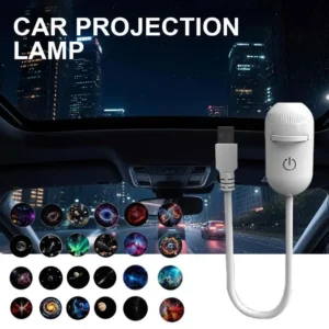 Mini Galaxy Star Projector Two In One Night Light Home Background Atmosphere Light Bedroom Car Decoration Children's Gift