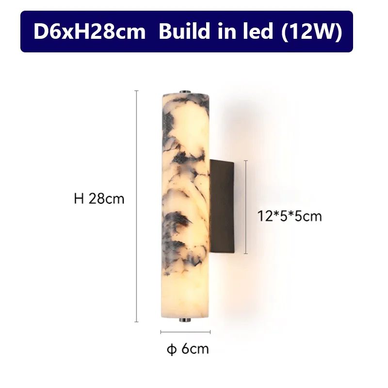 Nordic Cloudstone Lamps Bedside Living Room Italian Style Natural Stone Marble Light Luxury Home Decoration Modern Wall Lights - Image 7