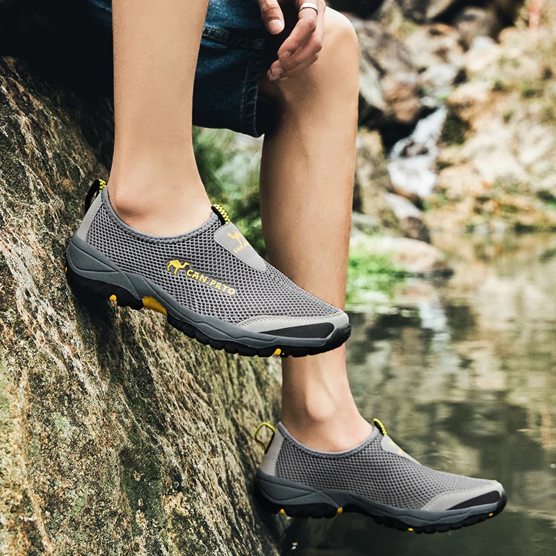 Fashion Summer Shoes Men Casual Shoes Mesh Outdoor Breathable - Image 6