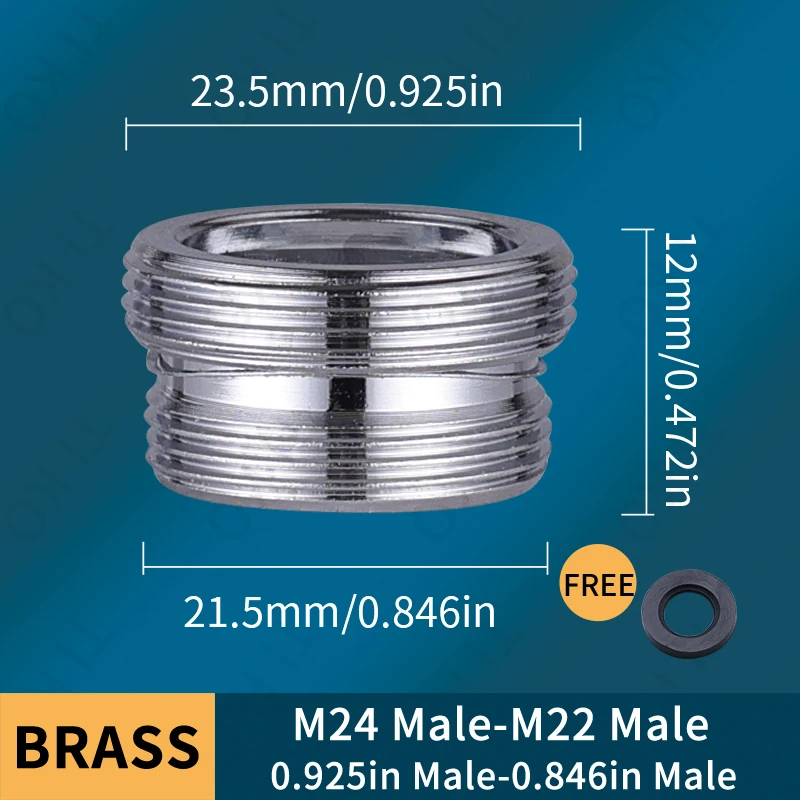 Brass Faucet Adapter Male Female Kitchen Converter For Aerator - Image 24