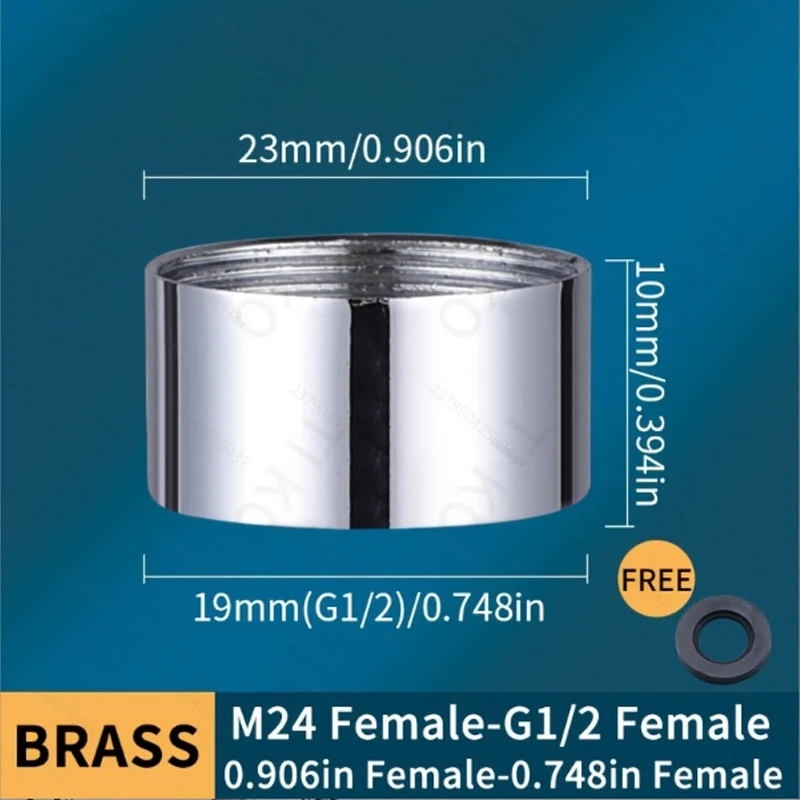 Brass Faucet Adapter Male Female Kitchen Converter For Aerator - Image 17