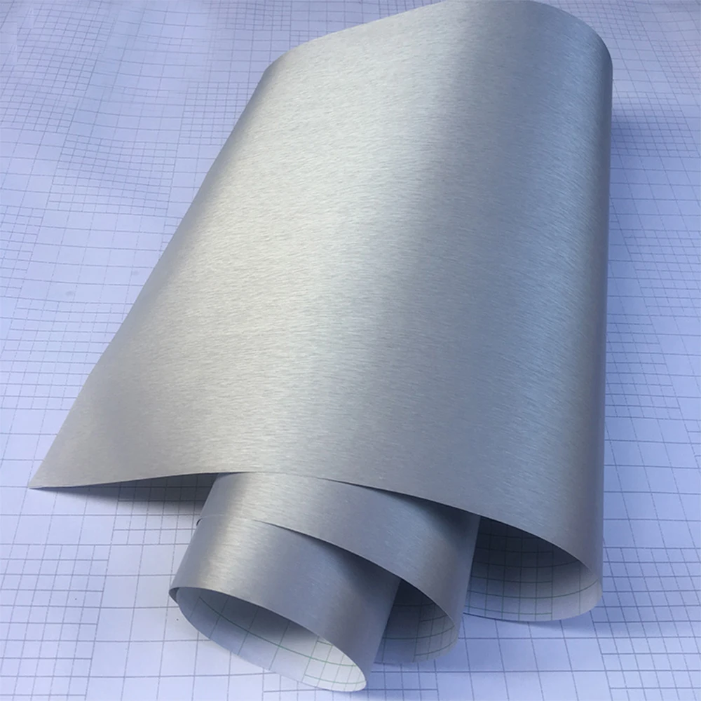Brushed Aluminum Vinyl Car Wrap Film Car Sticker Diy - Image 10