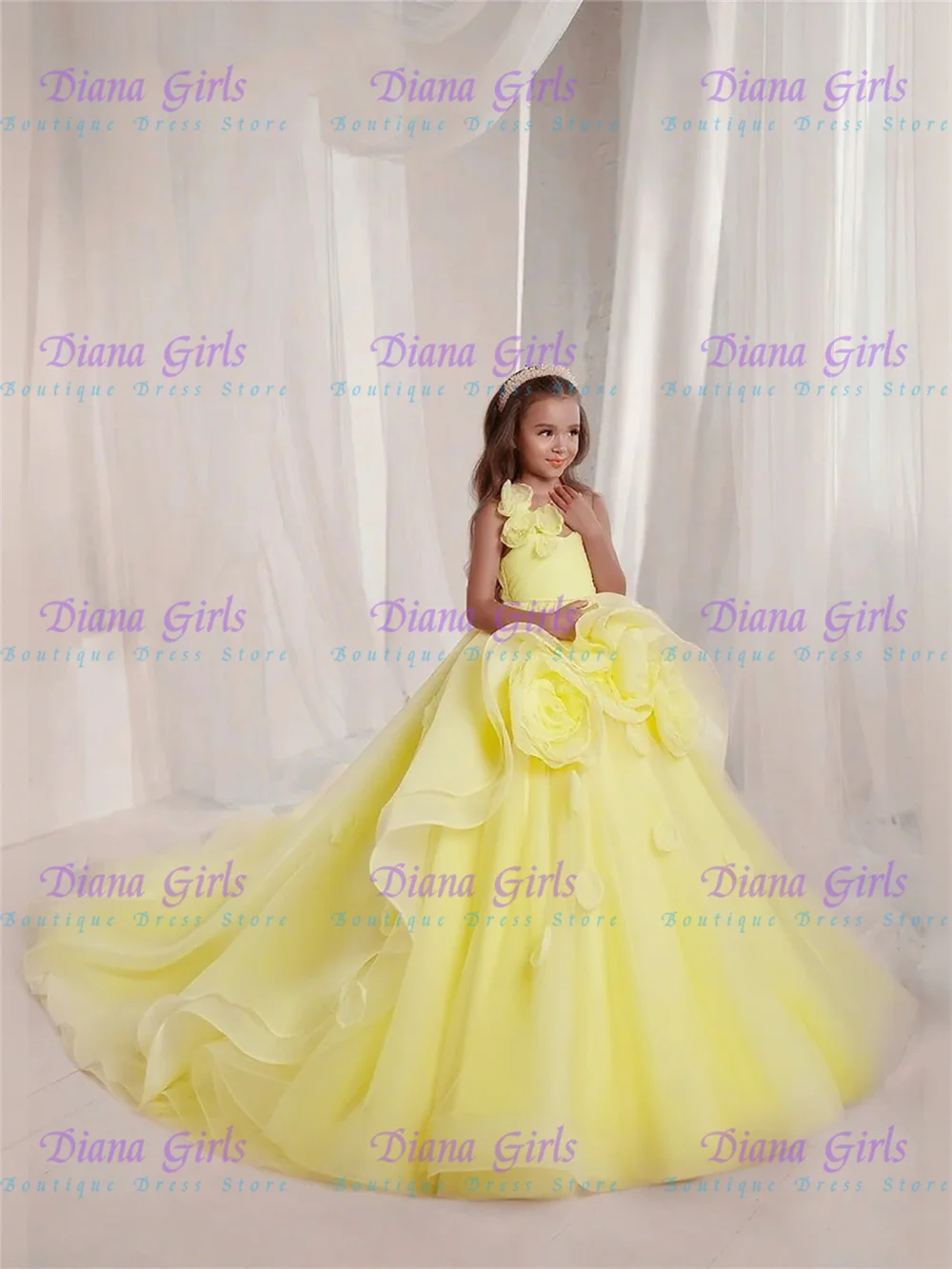 Flower Girl Dress Wedding Dresses Appliques Princess Evening Gowns - Image 14