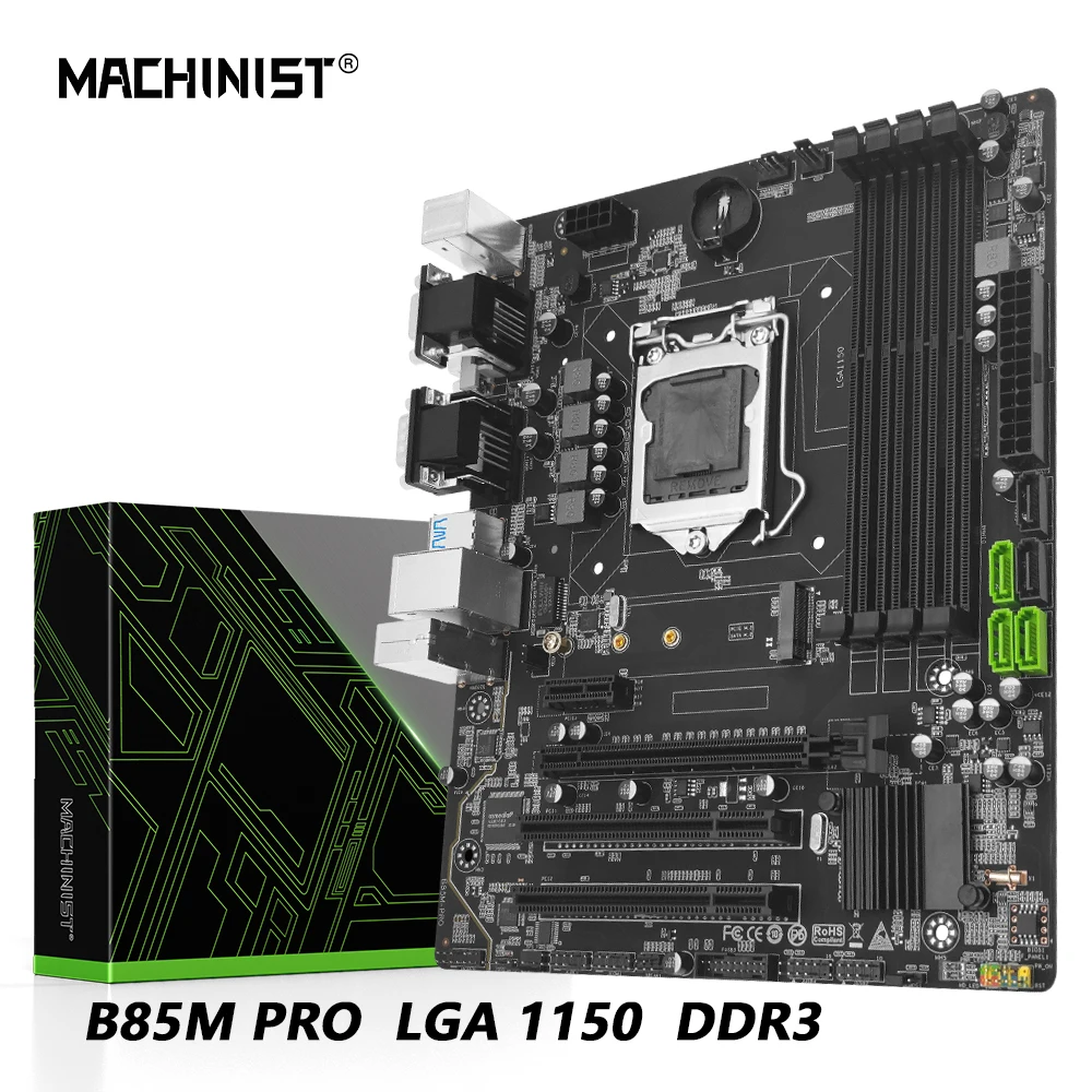 B85M Pro Desktop Motherboard – LGA 1150