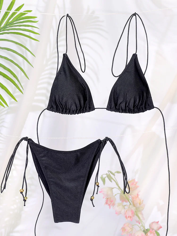 Miyouj New Bikini Triangle Swimwear Leopard Two Piece Suit - Image 9