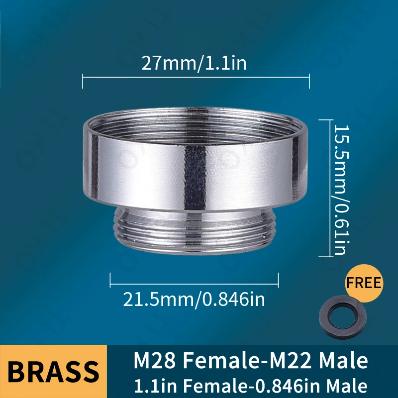 Brass Faucet Adapter Male Female Kitchen Converter For Aerator - Image 7