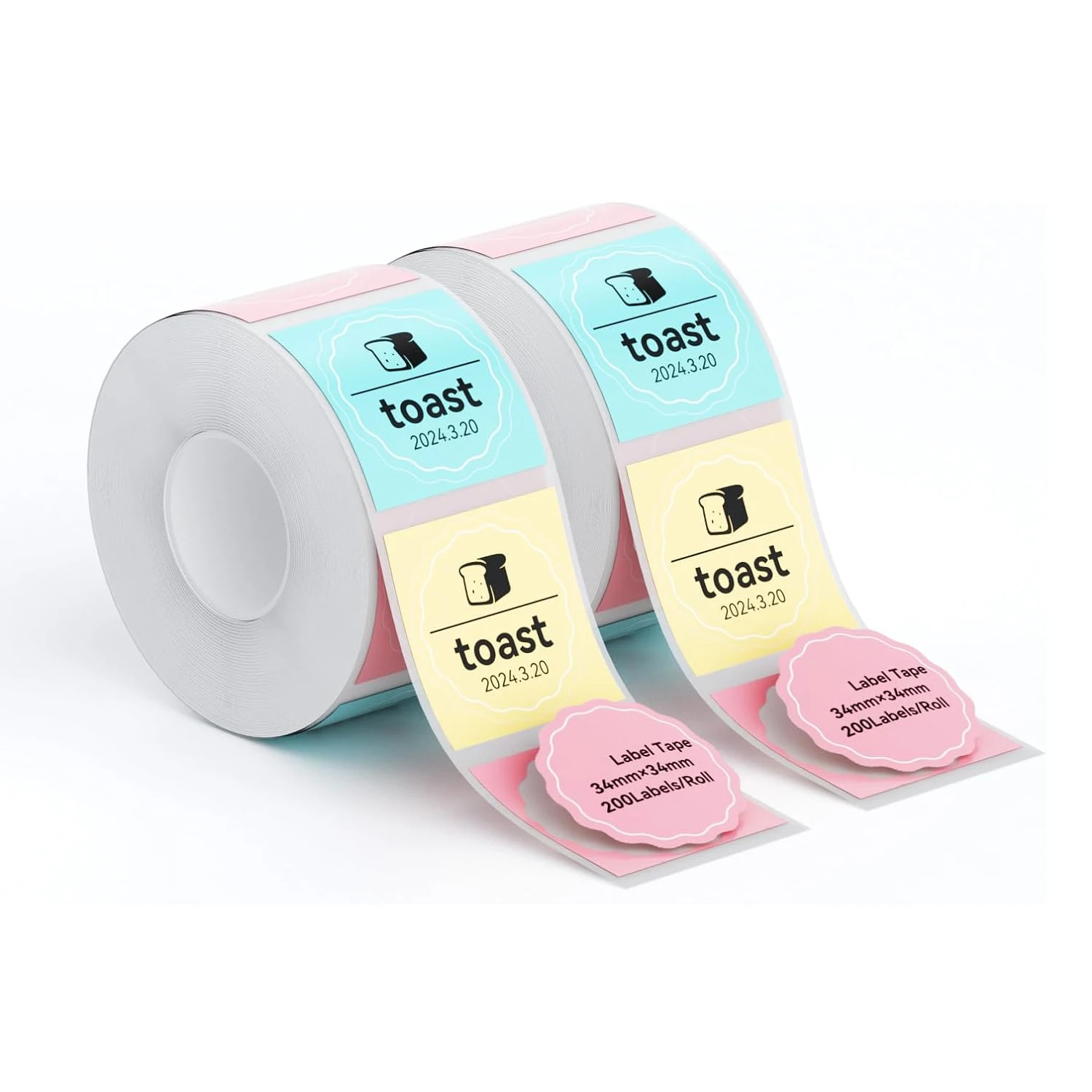 Portable Round-Label Thermal Printer - Image 3