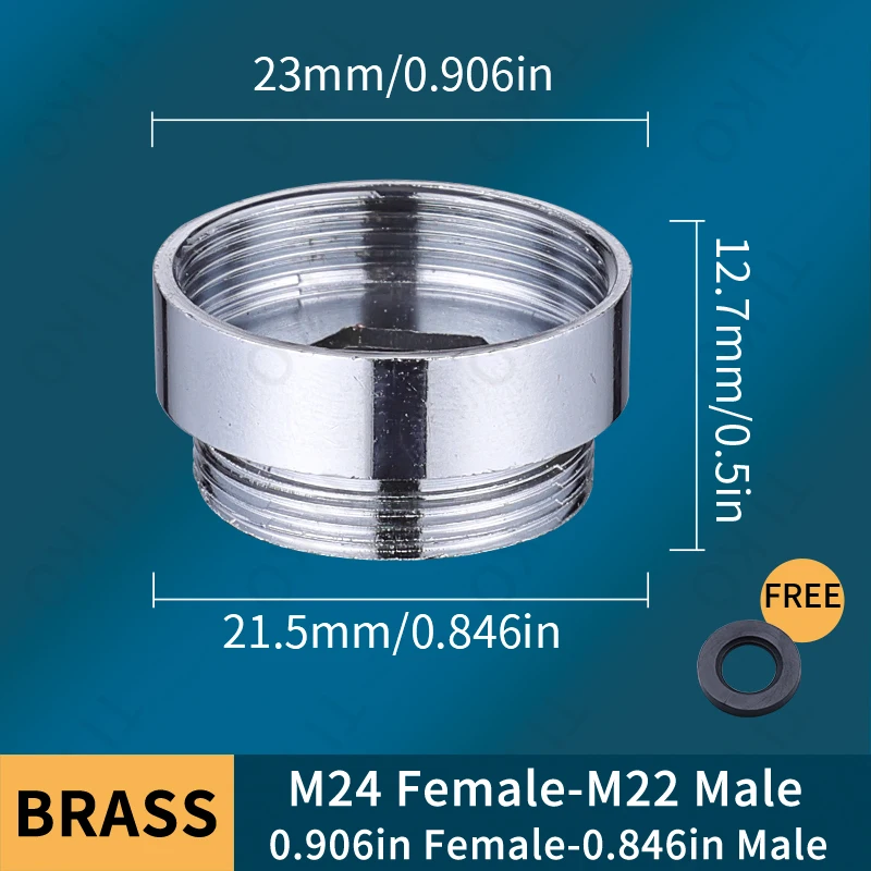 Brass Faucet Adapter Male Female Kitchen Converter For Aerator - Image 23